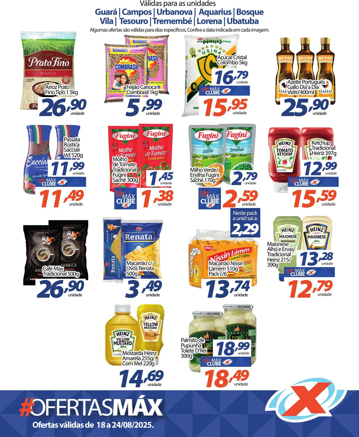 Folheto Supermercado Máximo 18.08.2025 - 24.08.2025
