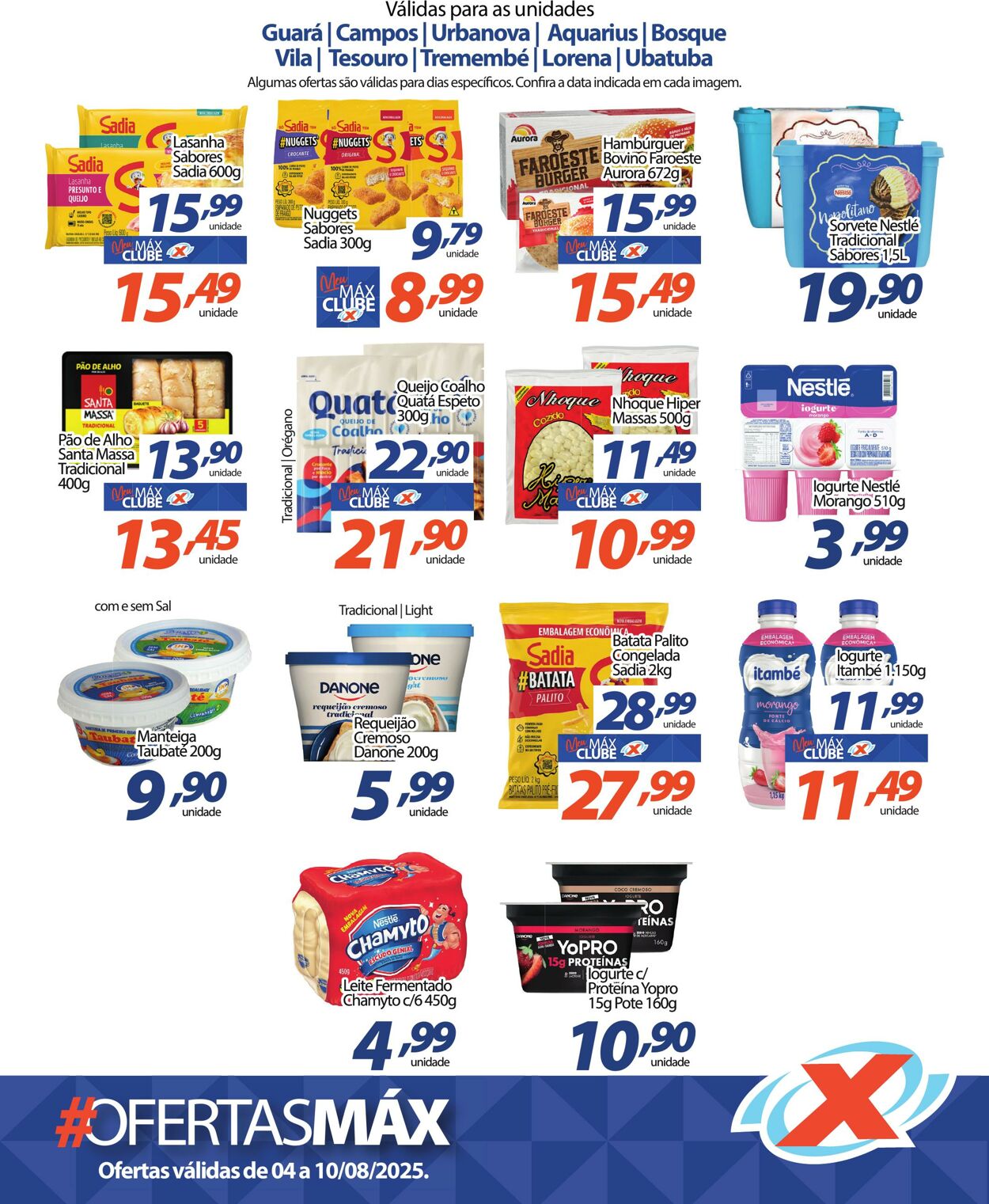 Folheto Supermercado Máximo 04.08.2025 - 10.08.2025