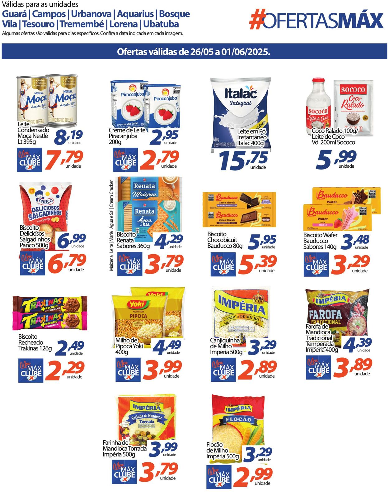Folheto Supermercado Máximo 26.05.2025 - 01.06.2025