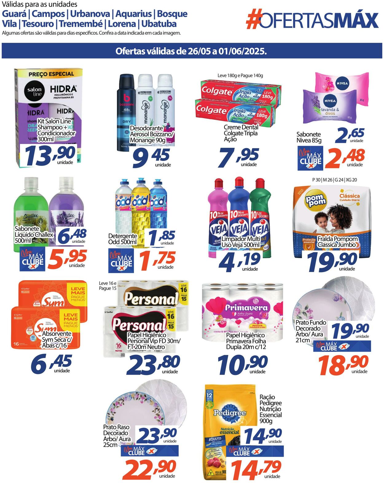 Folheto Supermercado Máximo 26.05.2025 - 01.06.2025