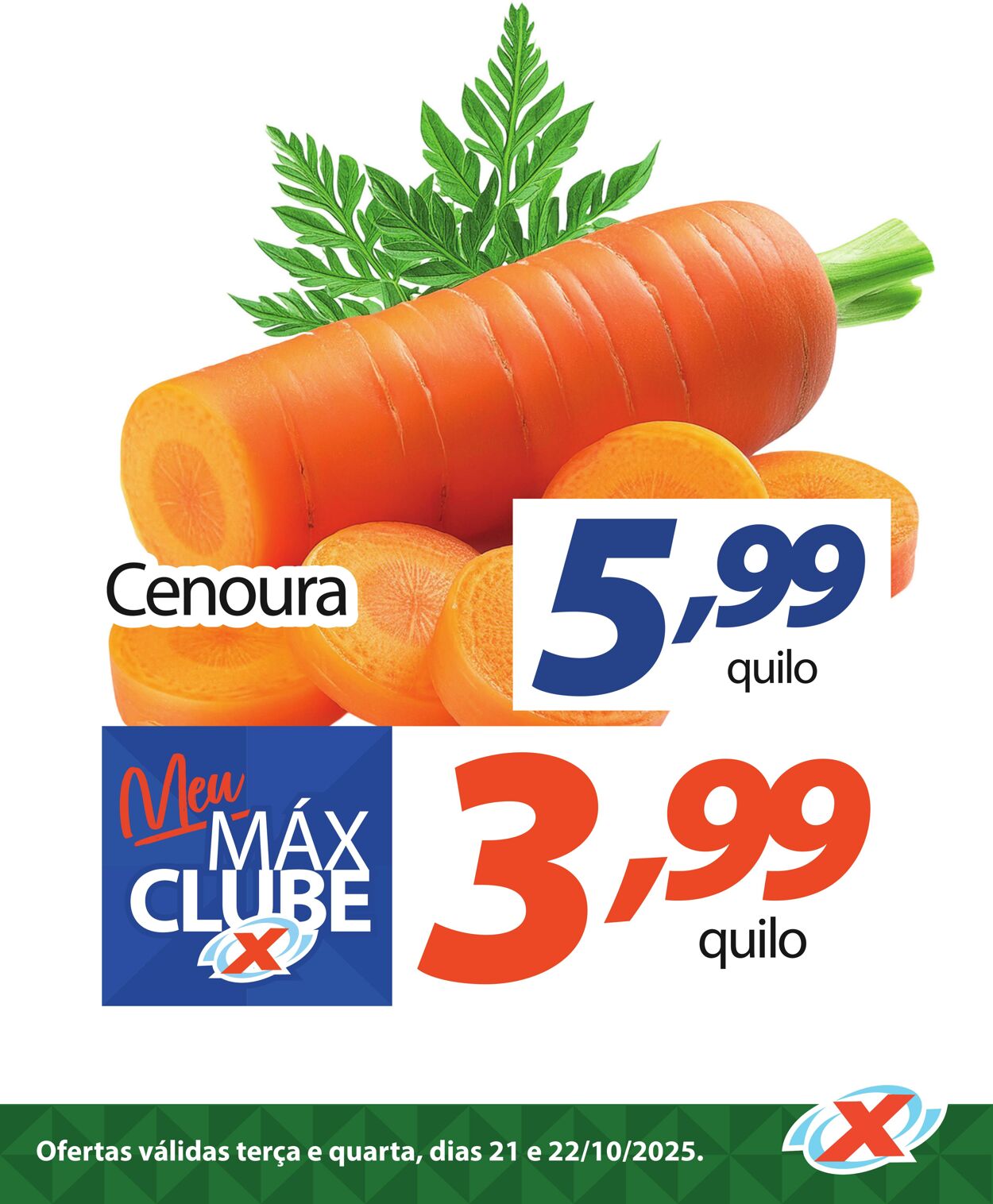 Folheto Supermercado Máximo 21.10.2025 - 22.10.2025