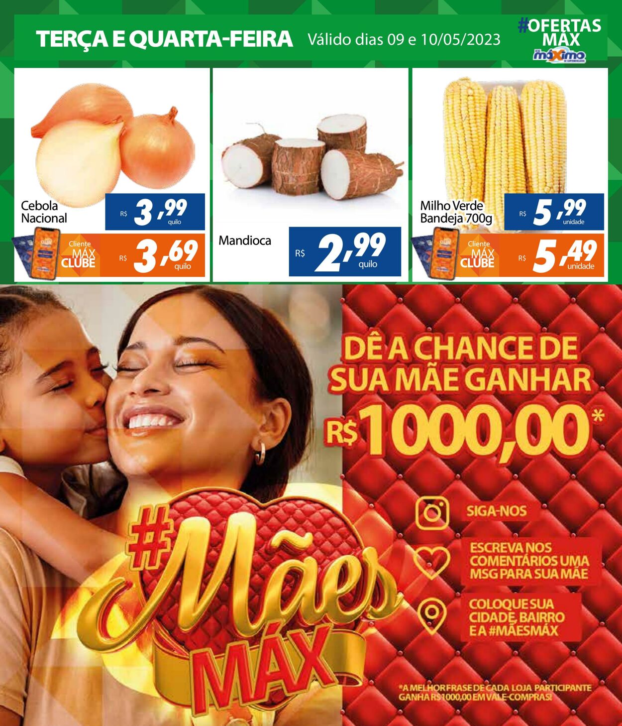 Folheto Supermercado Máximo 09.05.2023 - 15.05.2023