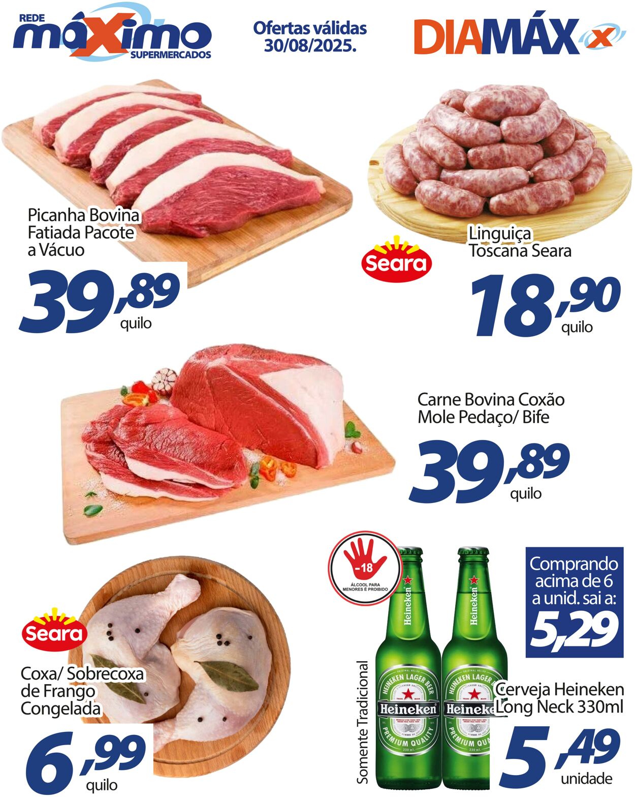 Folheto Supermercado Máximo 30.08.2025 - 30.08.2025