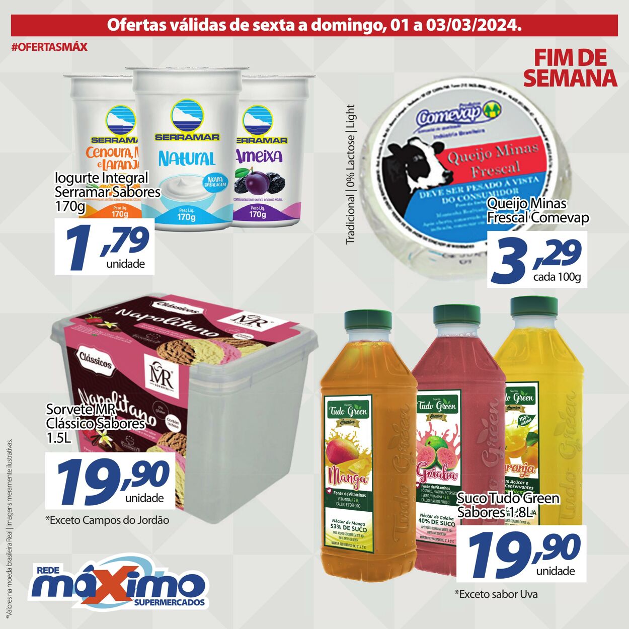 Folheto Supermercado Máximo 01.03.2024 - 03.03.2024