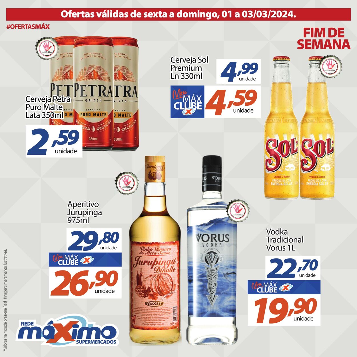 Folheto Supermercado Máximo 01.03.2024 - 03.03.2024