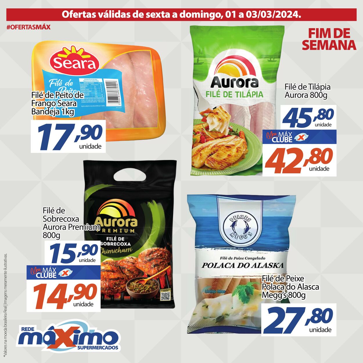 Folheto Supermercado Máximo 01.03.2024 - 03.03.2024