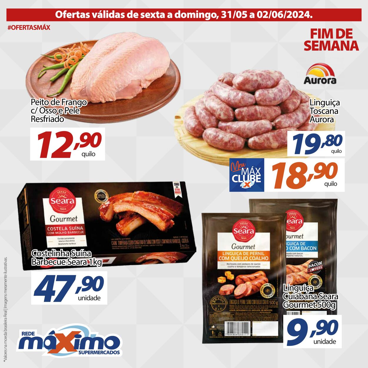 Folheto Supermercado Máximo 31.05.2024 - 02.06.2024