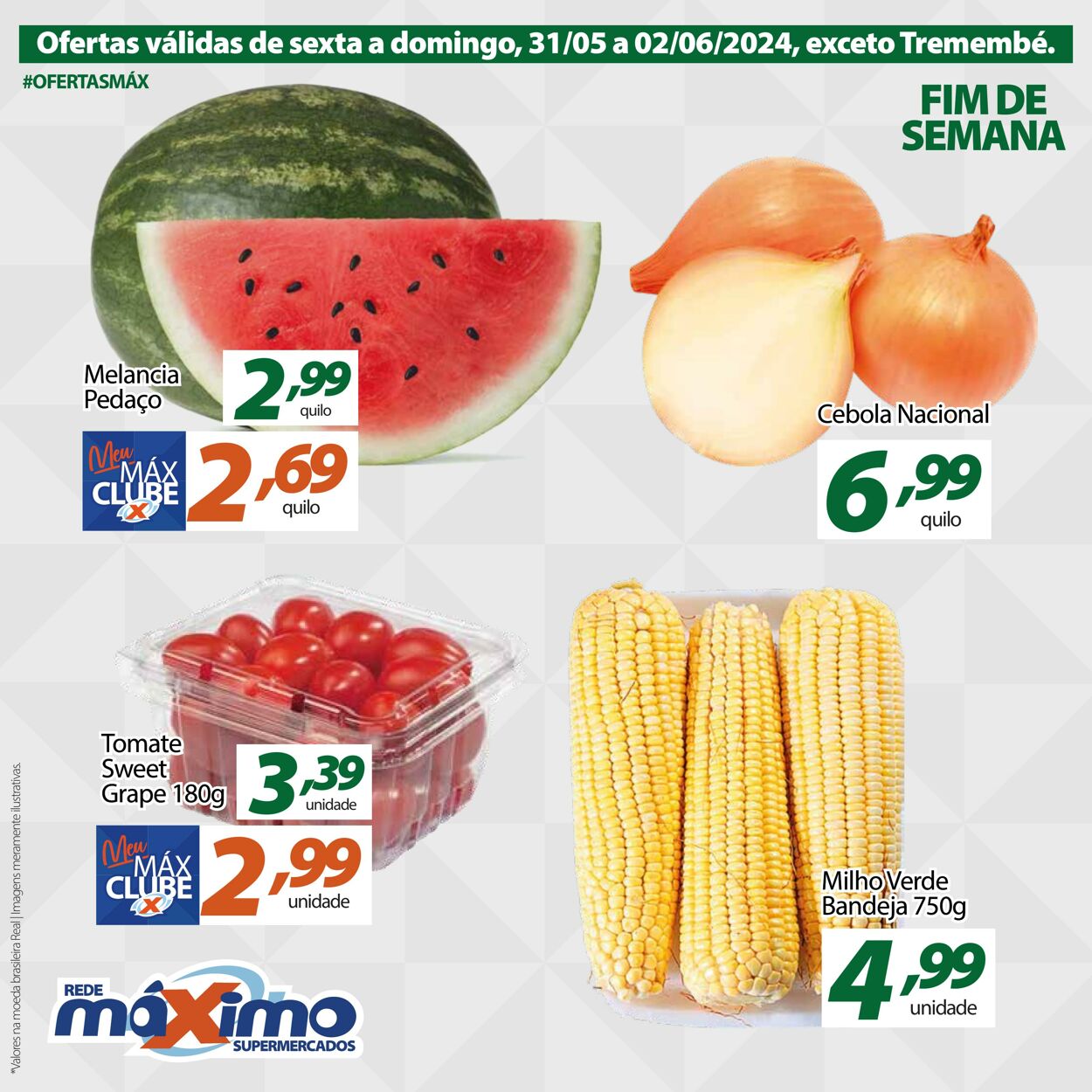 Folheto Supermercado Máximo 31.05.2024 - 02.06.2024