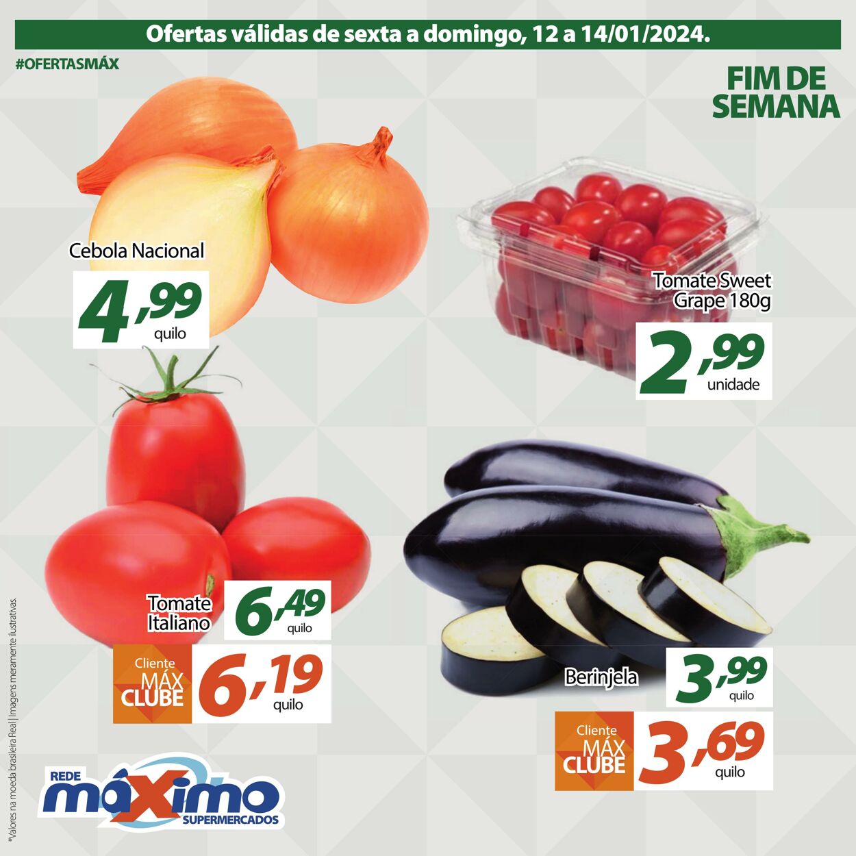 Folheto Supermercado Máximo 12.01.2024 - 14.01.2024