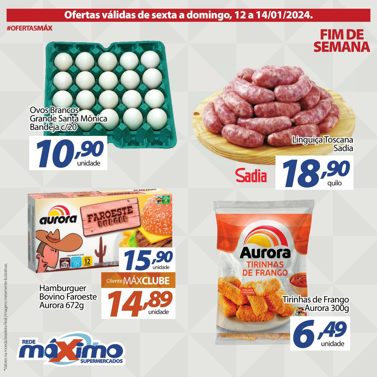 Folheto Supermercado Máximo 12.01.2024 - 14.01.2024