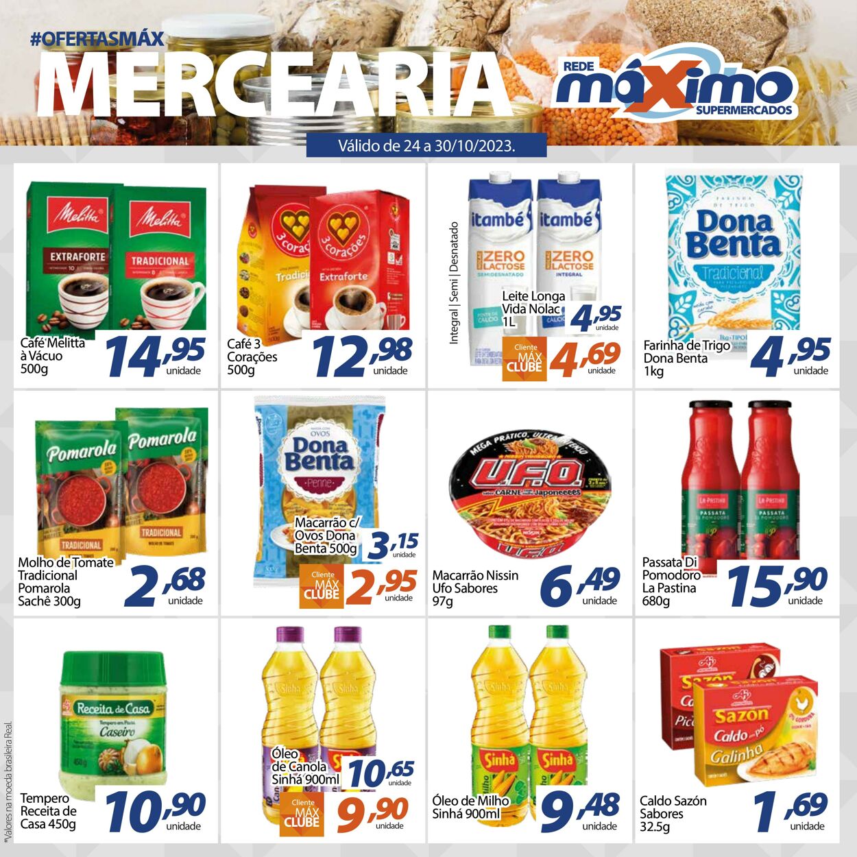 Folheto Supermercado Máximo 24.10.2023 - 30.10.2023
