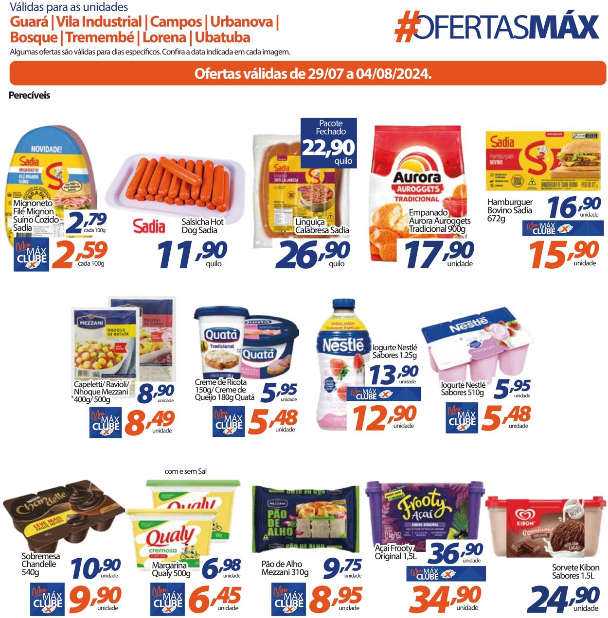 Folheto Supermercado Máximo 29.07.2024 - 04.08.2024