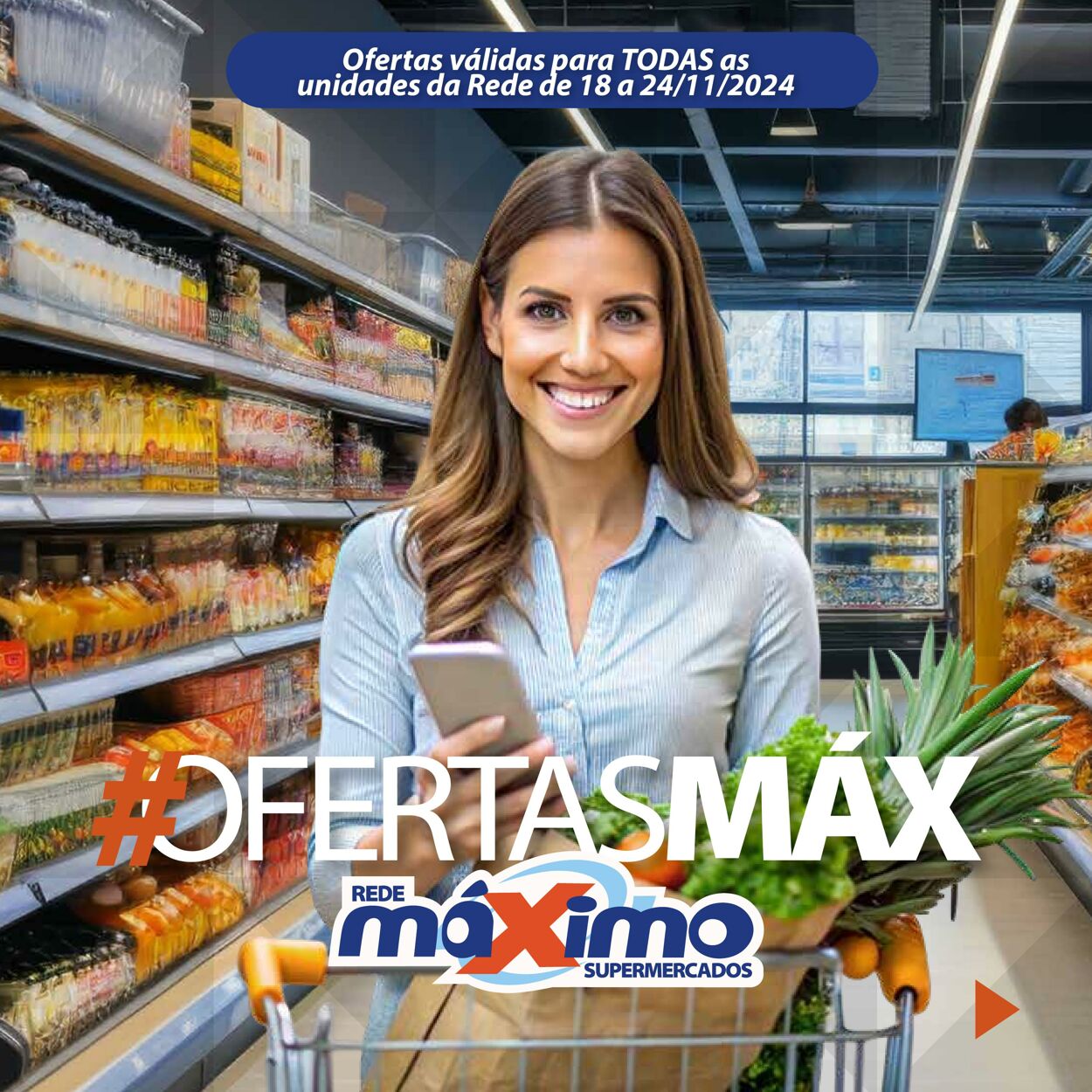 Folheto Supermercado Máximo 18.11.2024 - 24.11.2024