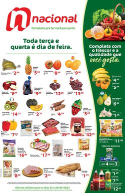 Folheto Supermercado Nacional 25.04.2023 - 26.04.2023