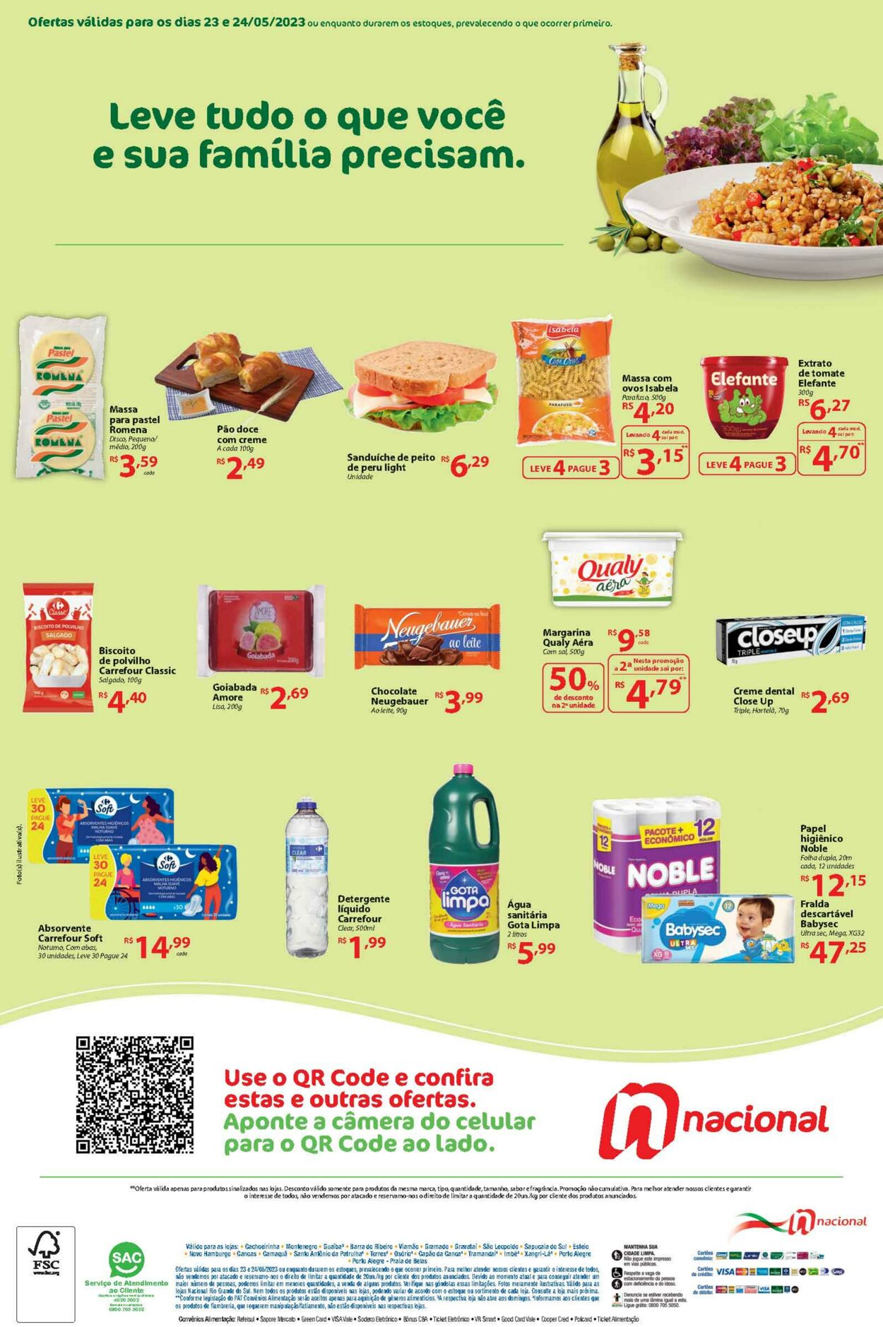 Folheto Supermercado Nacional 23.05.2023 - 24.05.2023
