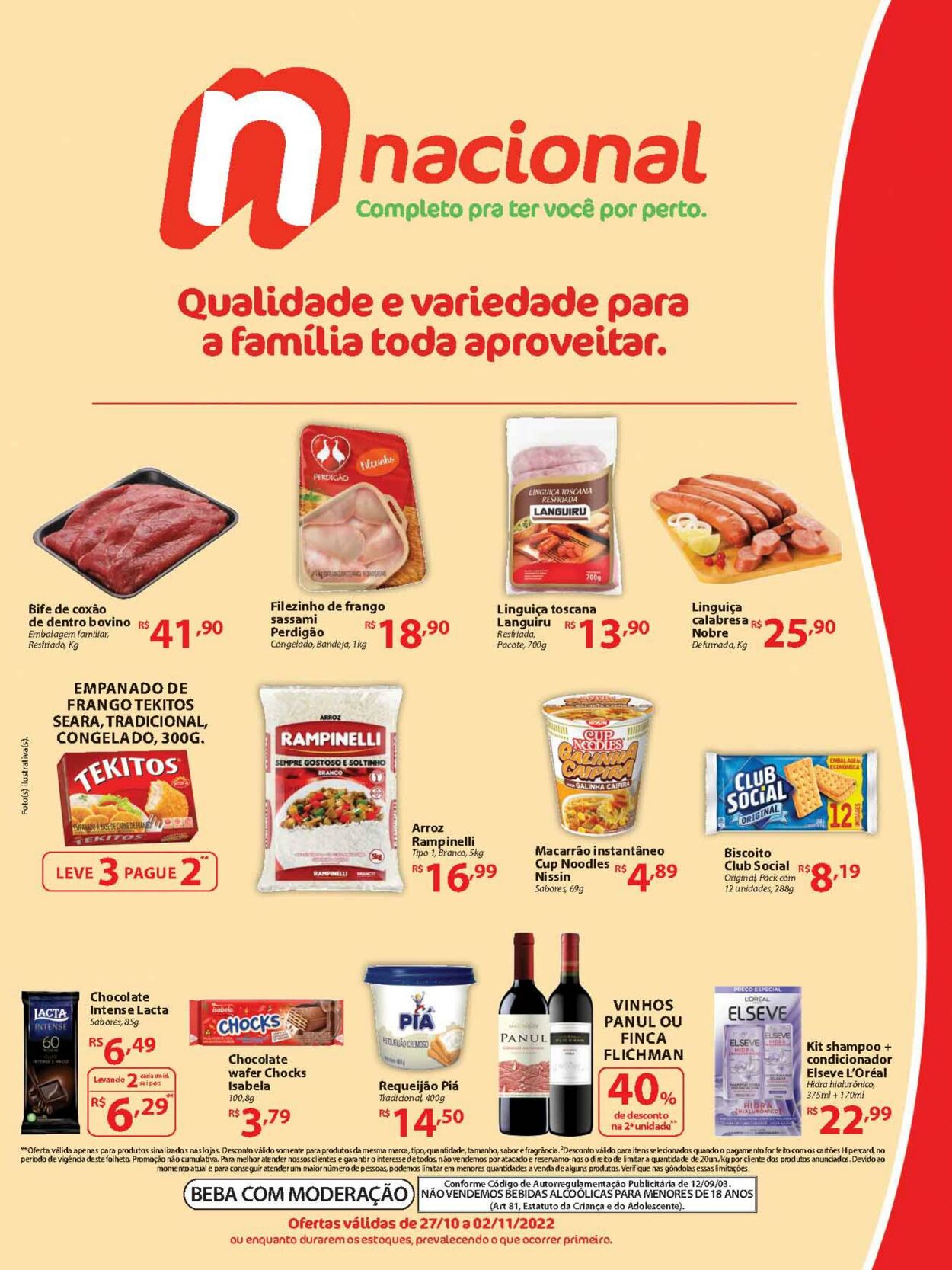 Folheto Supermercado Nacional 01.12.2022-04.12.2022