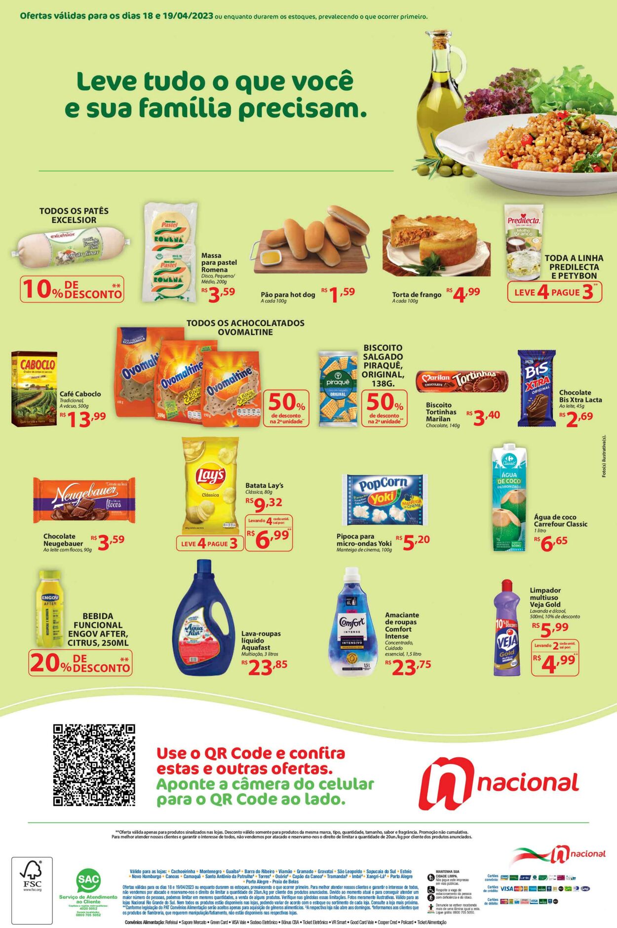 Folheto Supermercado Nacional 18.04.2023 - 19.04.2023