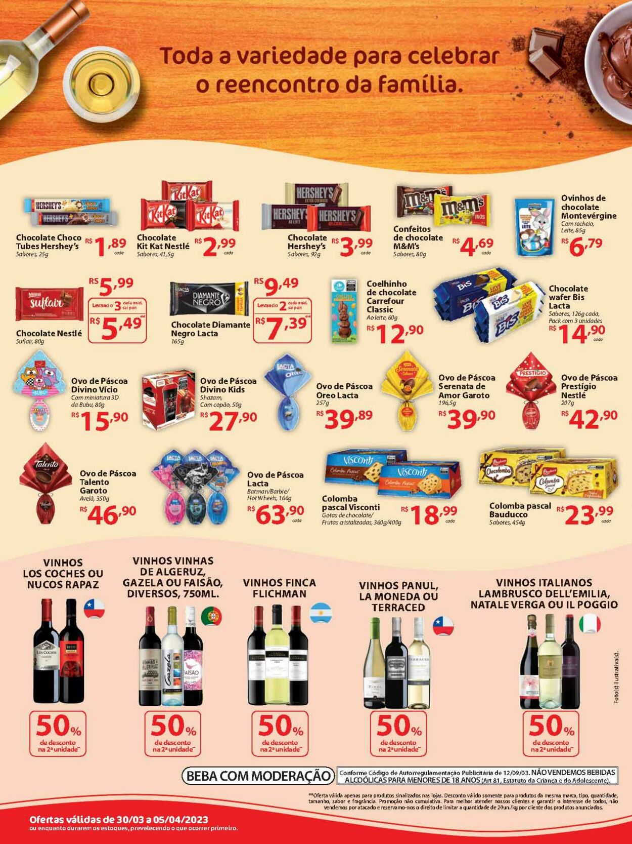 Folheto Supermercado Nacional 30.03.2023 - 05.04.2023