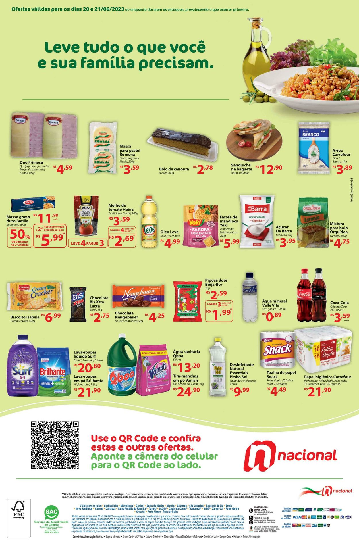 Folheto Supermercado Nacional 20.06.2023 - 21.06.2023