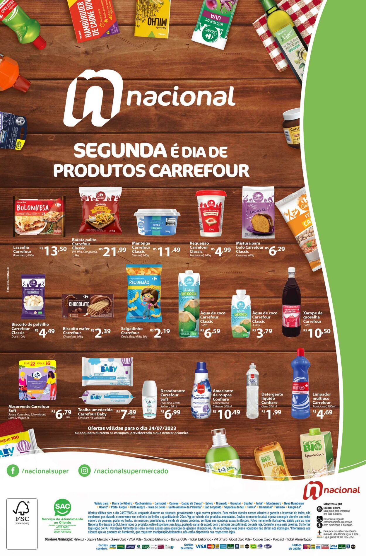 Folheto Supermercado Nacional 24.07.2023 - 24.07.2023