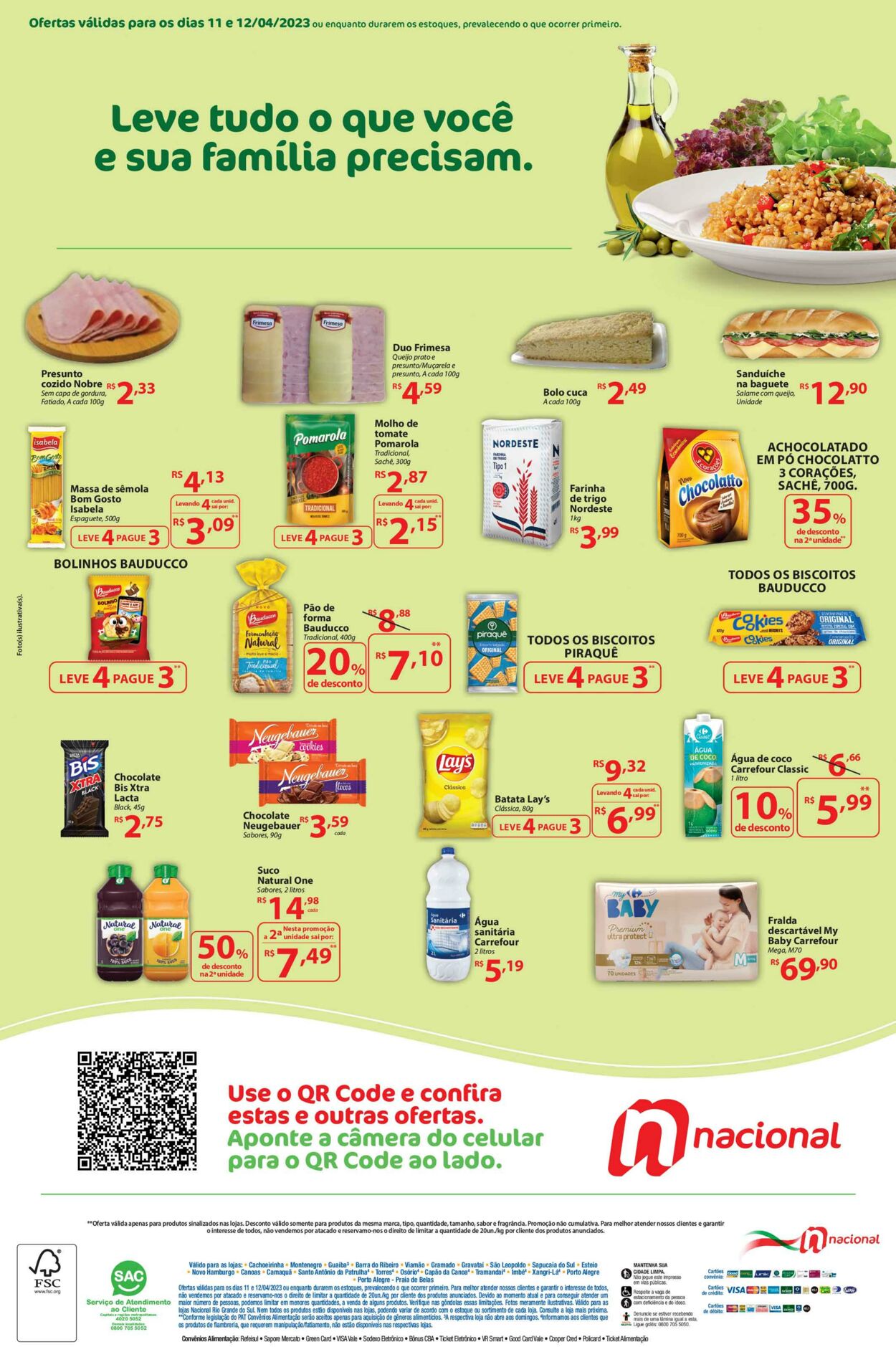 Folheto Supermercado Nacional 11.04.2023 - 12.04.2023