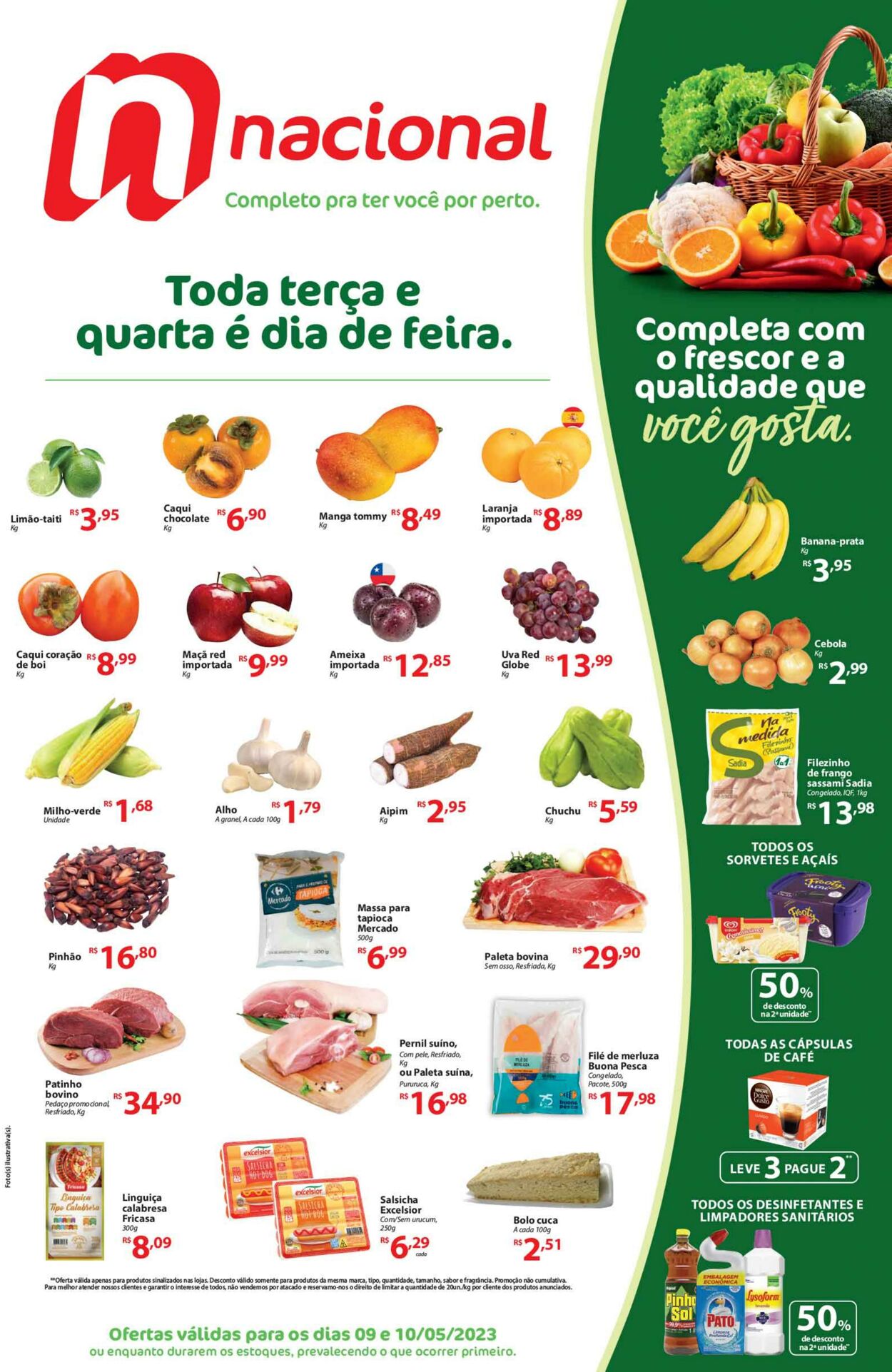 Folheto Supermercado Nacional 09.05.2023 - 10.05.2023