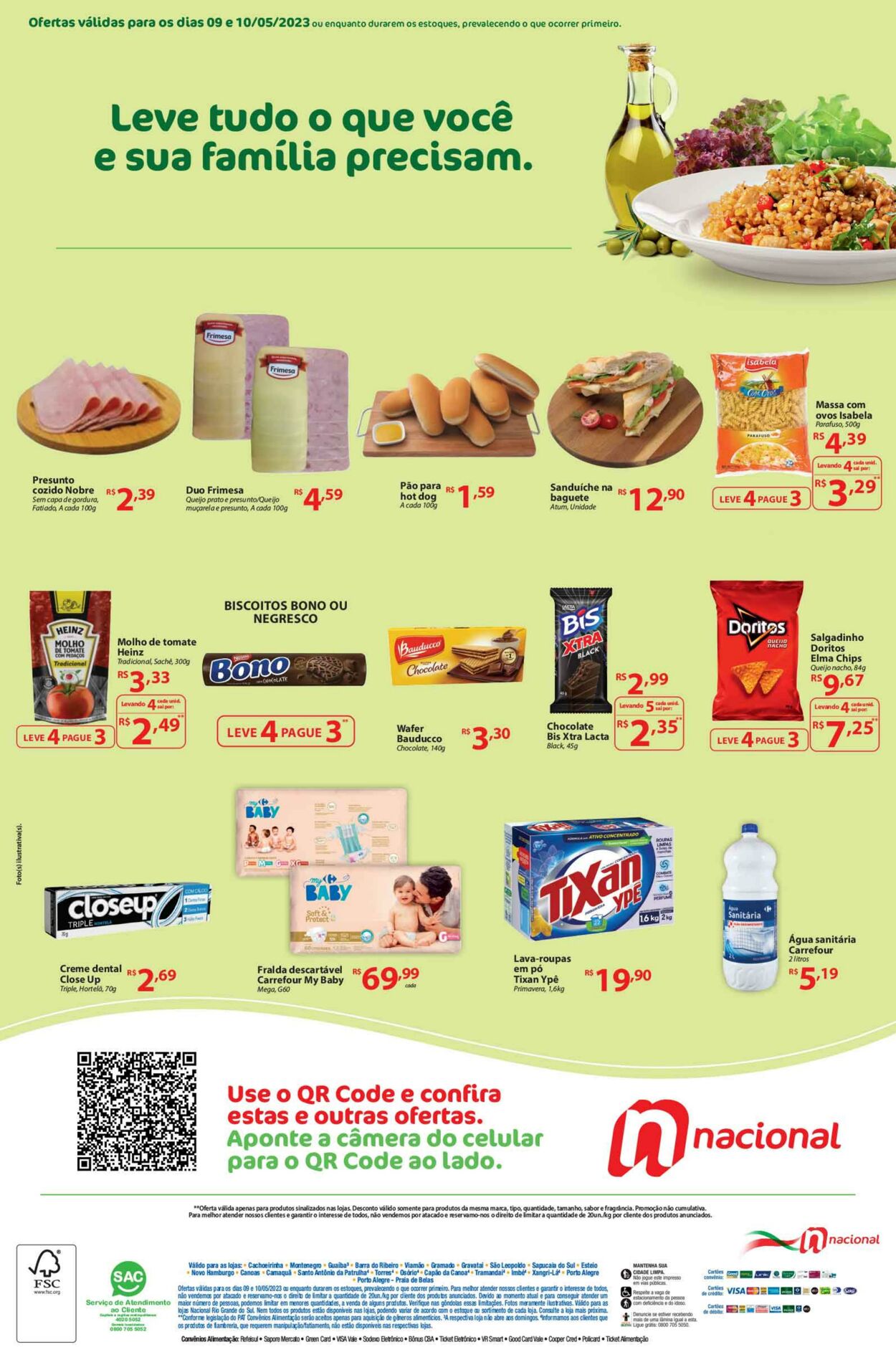 Folheto Supermercado Nacional 09.05.2023 - 10.05.2023