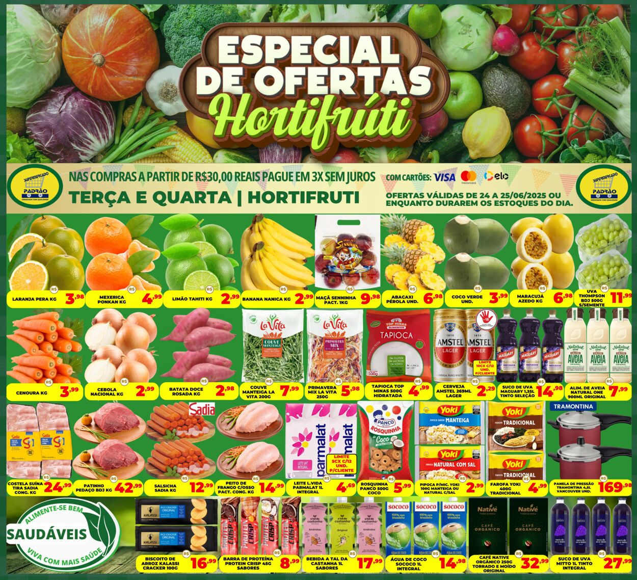 Folheto Supermercado Padrão 24.06.2025 - 01.07.2025
