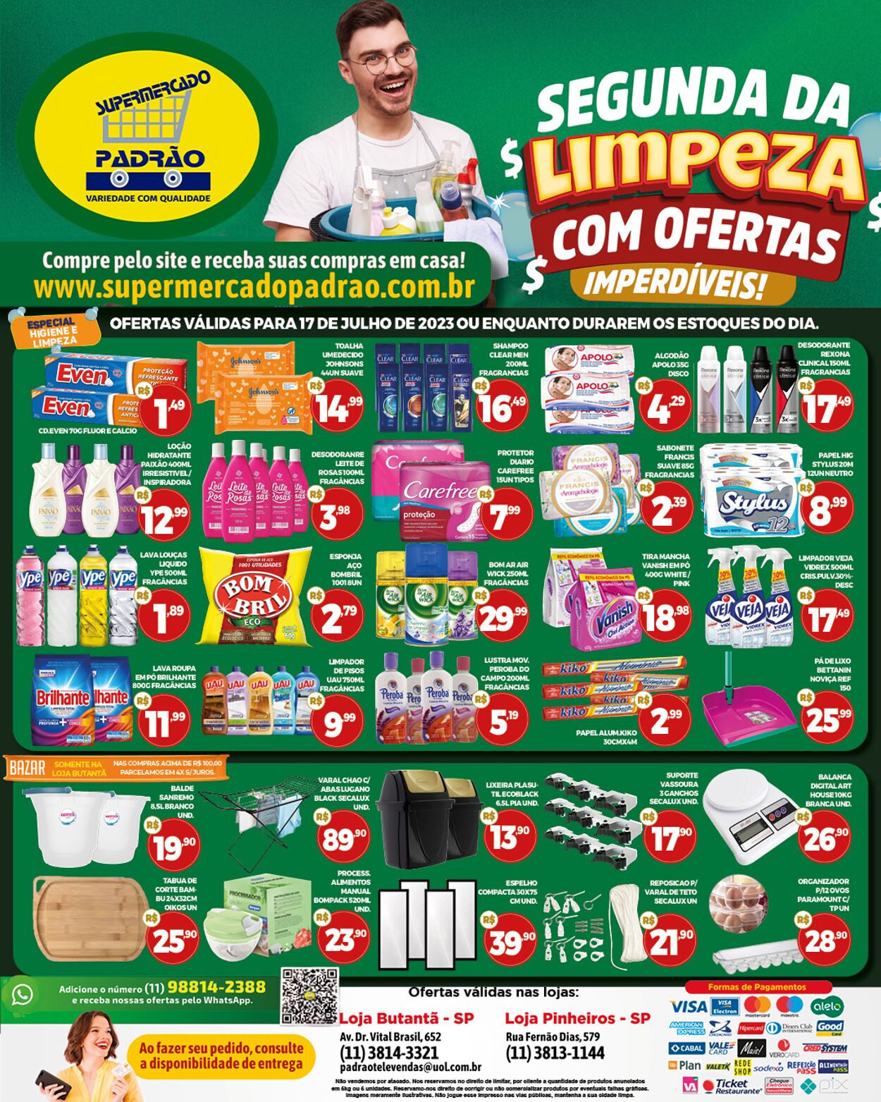 Supermercado Padrão Folheto, Supermercado Padrão Ofertas