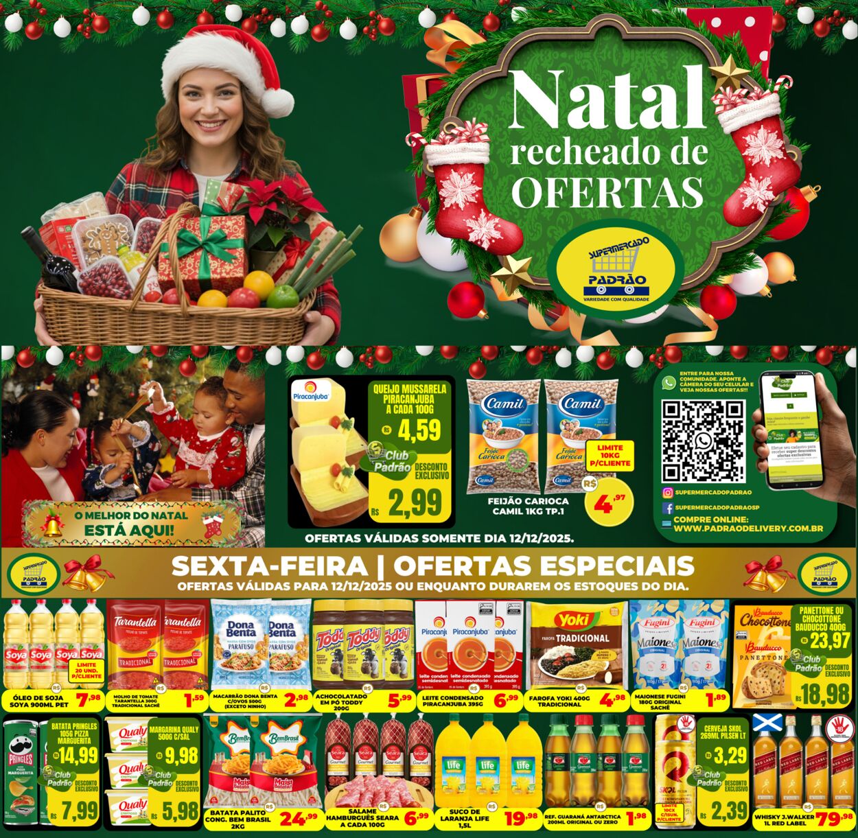 Folheto Supermercado Padrão 15.12.2025 - 29.12.2025