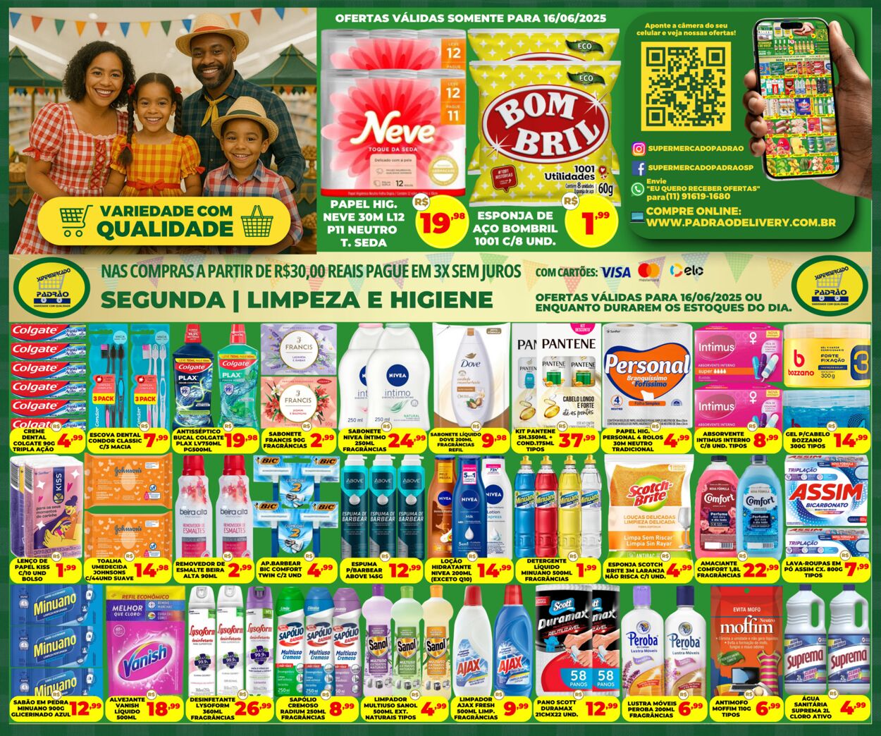 Folheto Supermercado Padrão 17.06.2025 - 01.07.2025