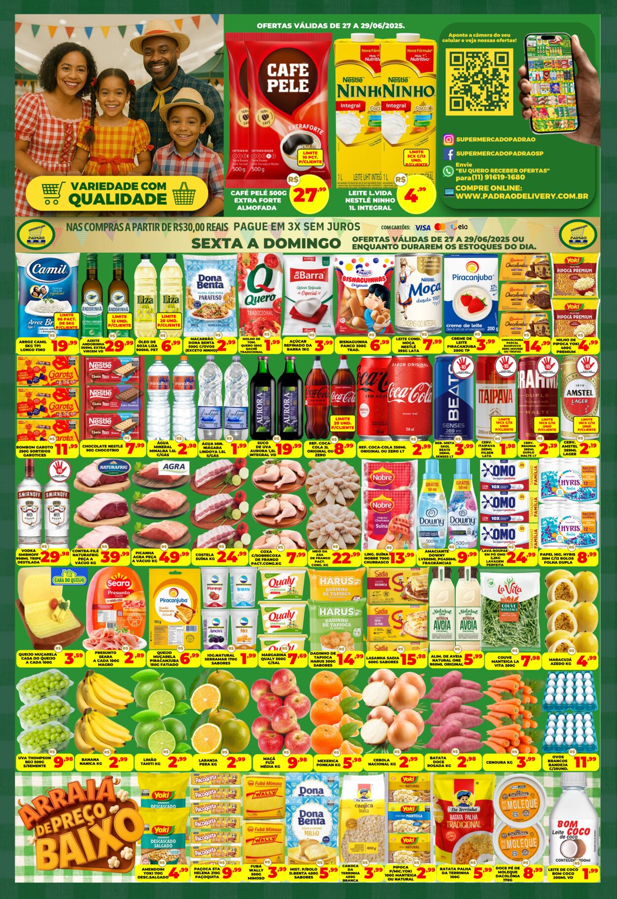 Folheto Supermercado Padrão 30.06.2025 - 06.07.2025