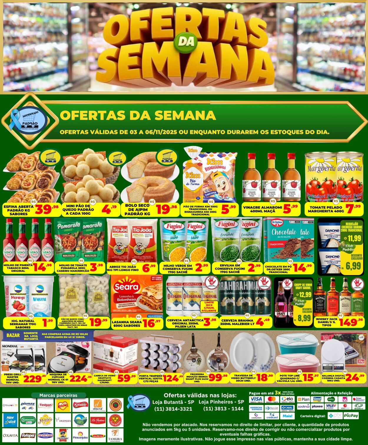 Folheto Supermercado Padrão 06.11.2025 - 20.11.2025