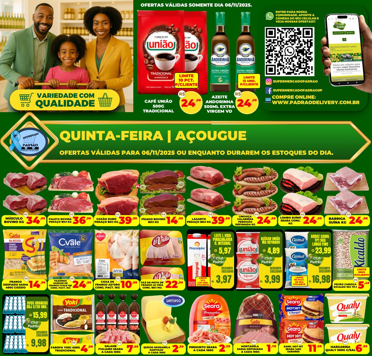 Folheto Supermercado Padrão 06.11.2025 - 20.11.2025