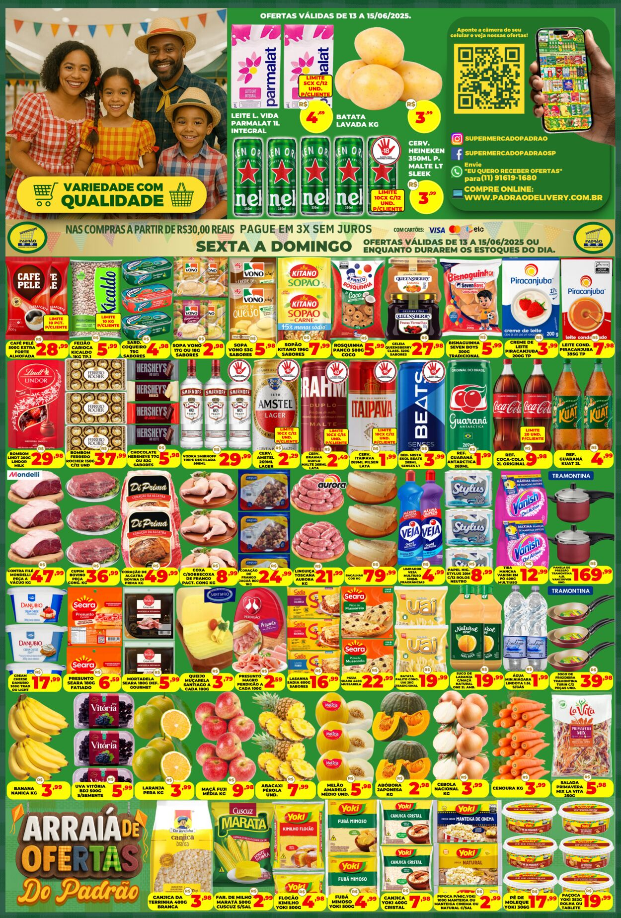 Folheto Supermercado Padrão 13.06.2025 - 27.06.2025