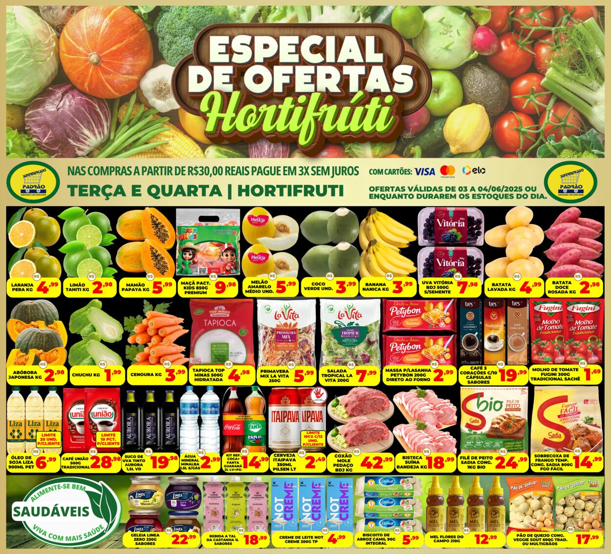 Folheto Supermercado Padrão 04.06.2025 - 18.06.2025