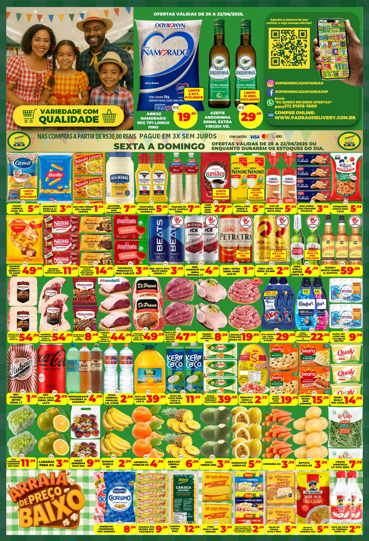Folheto Supermercado Padrão 22.06.2025 - 06.07.2025