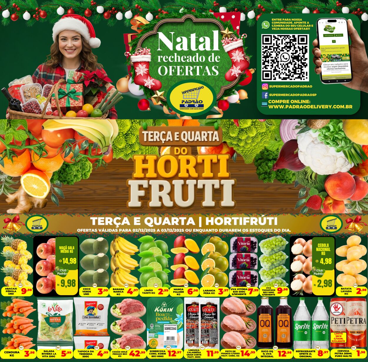 Folheto Supermercado Padrão 02.12.2025 - 16.12.2025