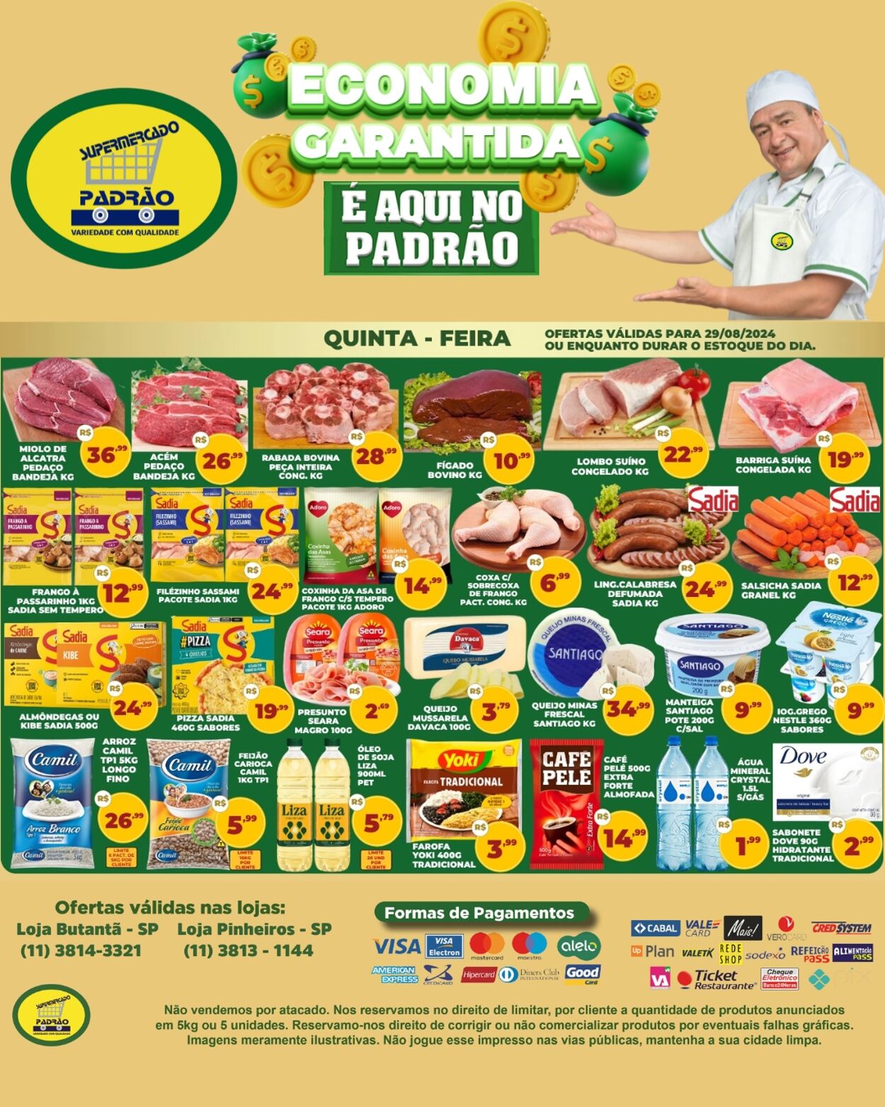 Folheto Supermercado Padrão 29.08.2024 - 30.08.2024