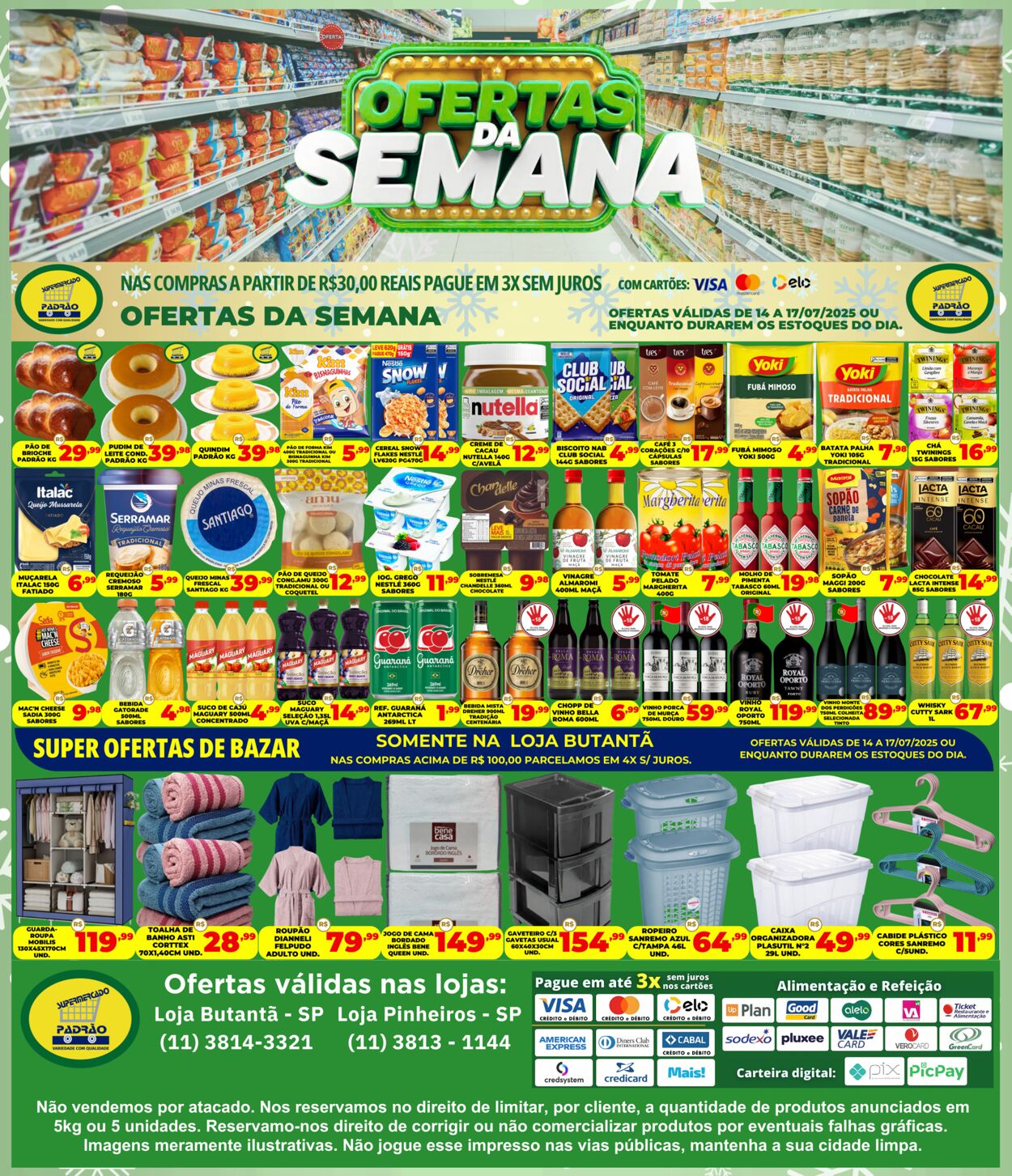 Folheto Supermercado Padrão 16.07.2025 - 30.07.2025