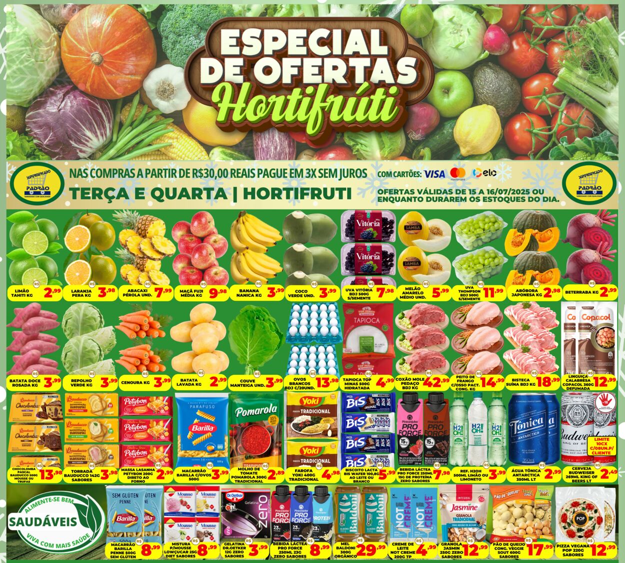 Folheto Supermercado Padrão 16.07.2025 - 30.07.2025
