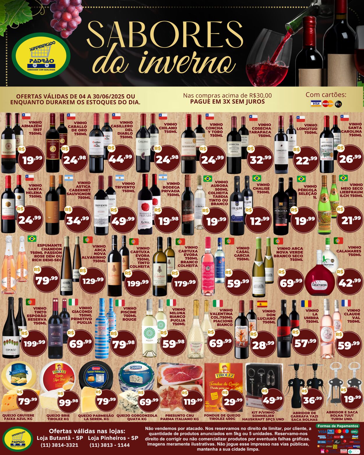 Folheto Supermercado Padrão 30.06.2025 - 06.07.2025