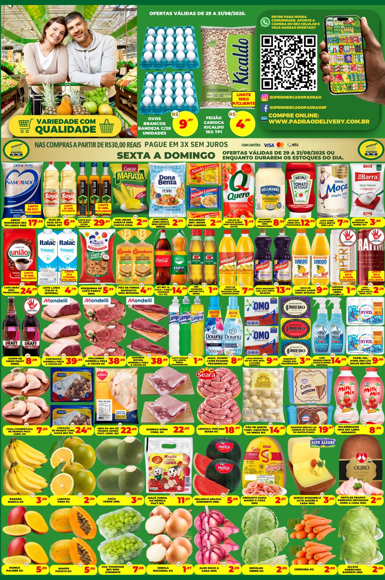 Folheto Supermercado Padrão 29.08.2025 - 05.09.2025