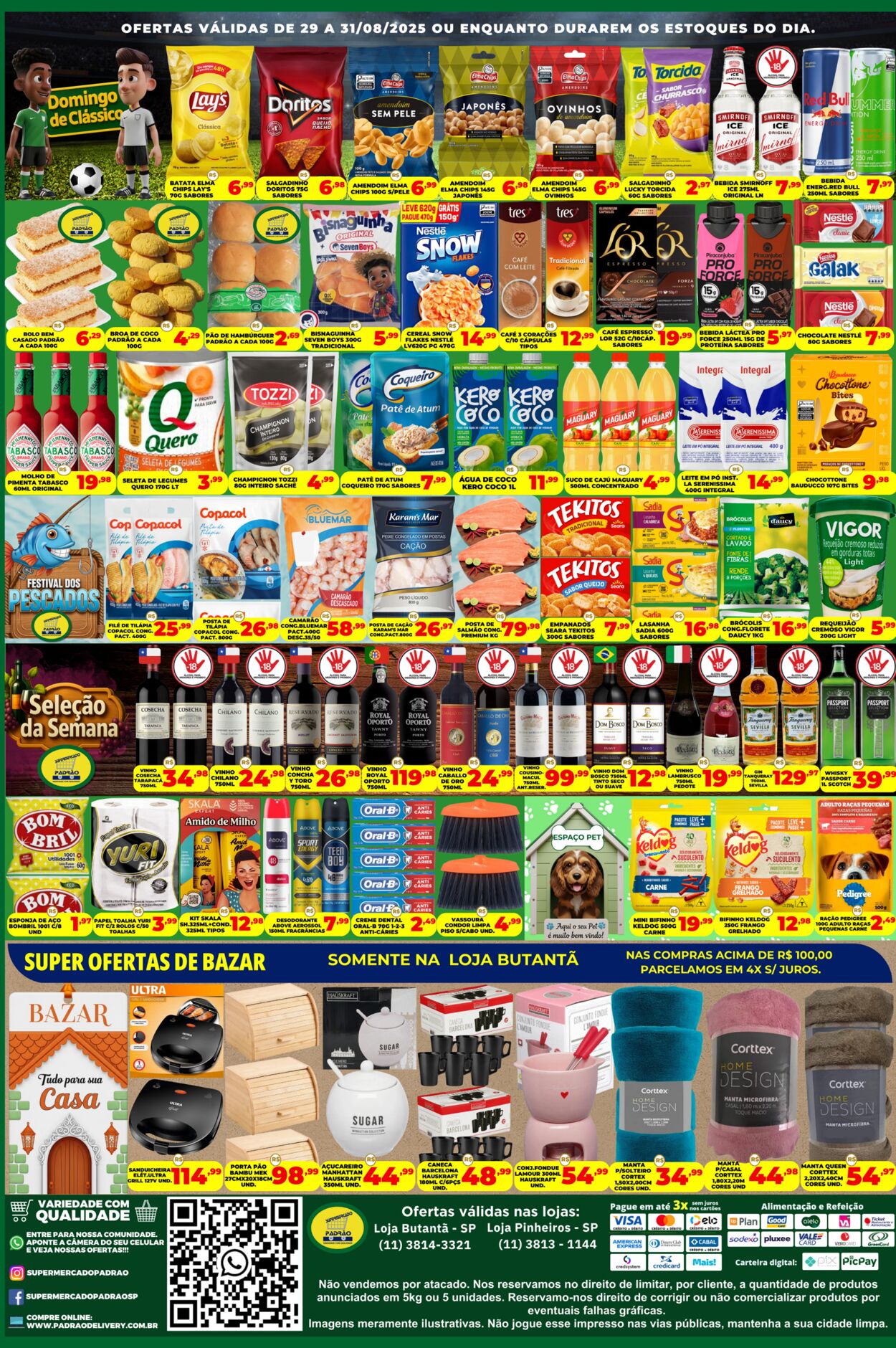 Folheto Supermercado Padrão 29.08.2025 - 05.09.2025