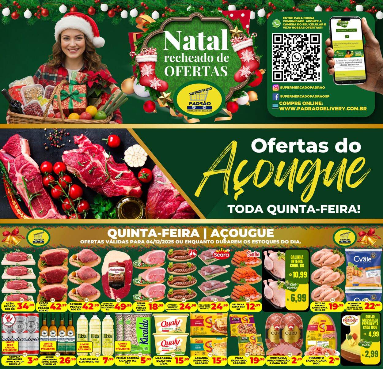 Folheto Supermercado Padrão 03.12.2025 - 24.12.2025