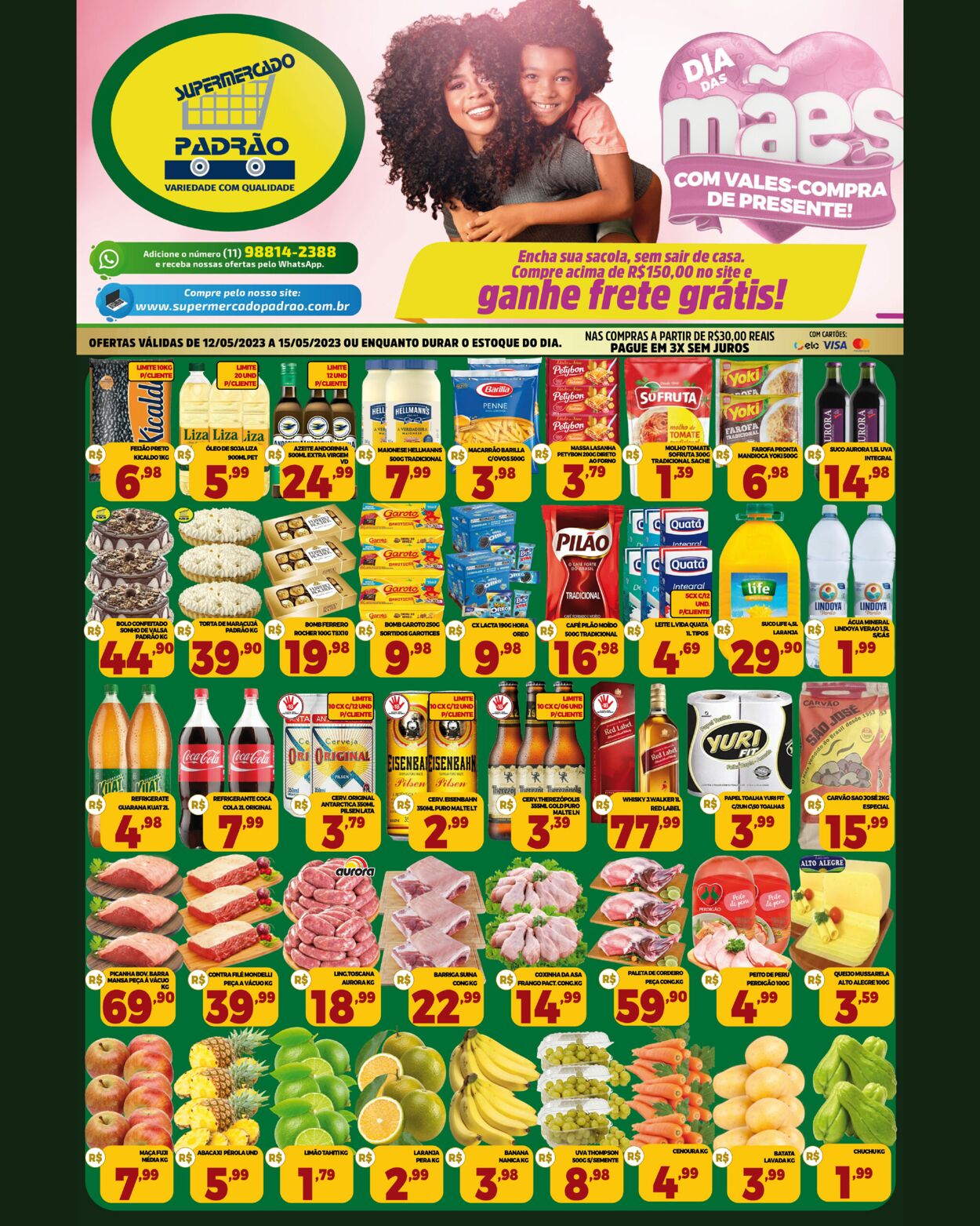 Supermercado Padrão - Ofertas da semana de 30/10/2023