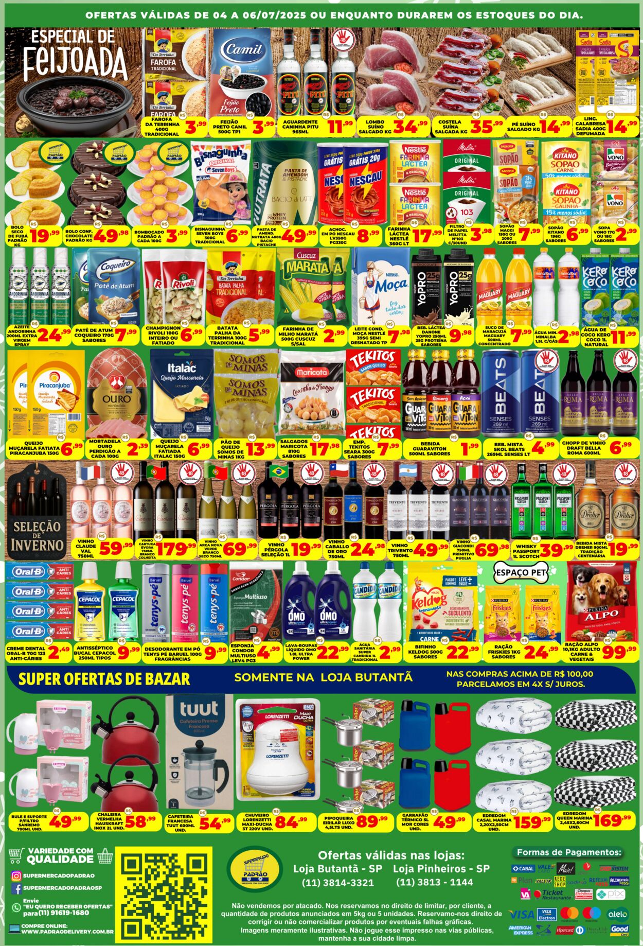 Folheto Supermercado Padrão 04.07.2025 - 18.07.2025
