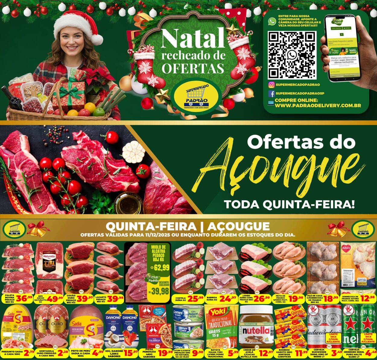 Folheto Supermercado Padrão 10.12.2025 - 24.12.2025