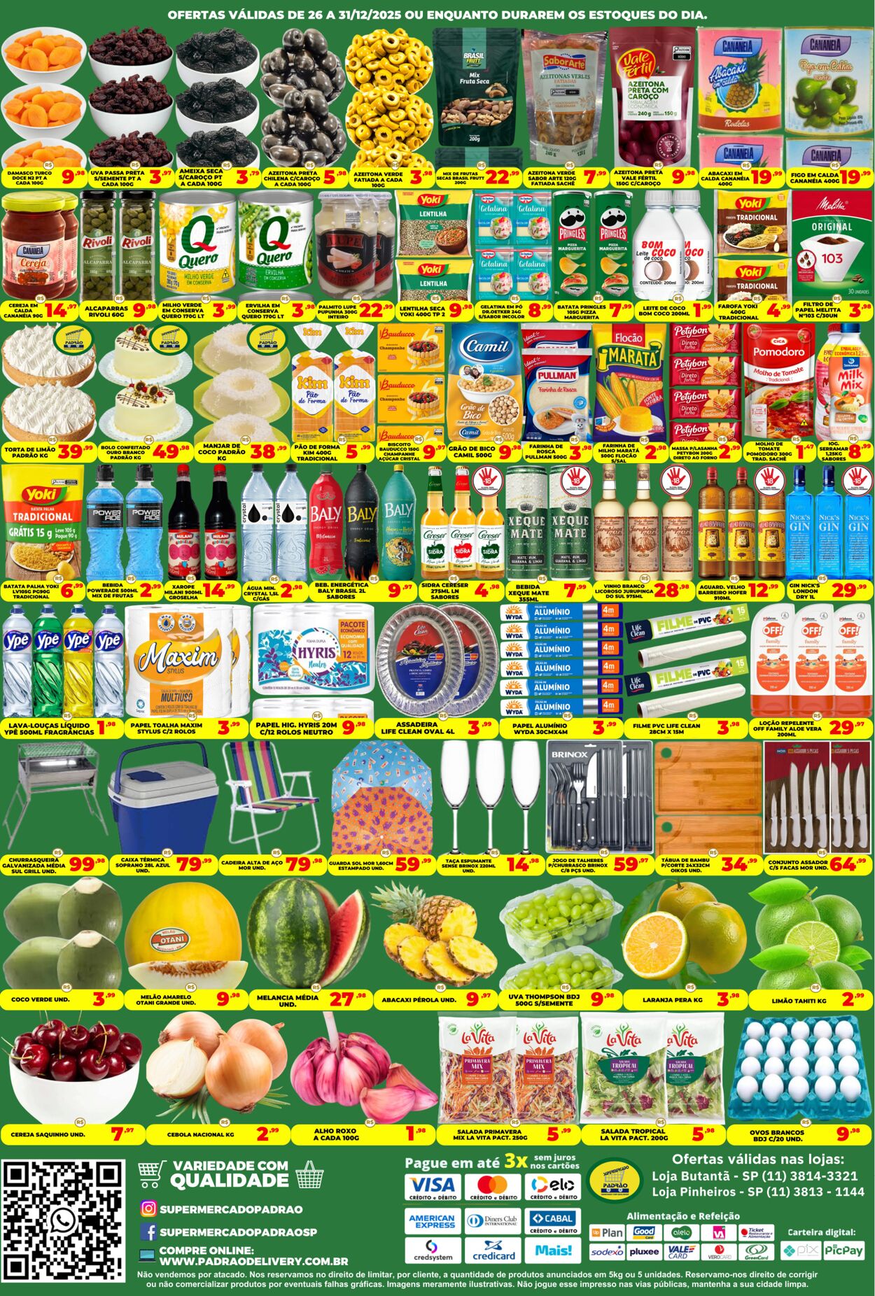 Folheto Supermercado Padrão 29.12.2025 - 05.01.2026