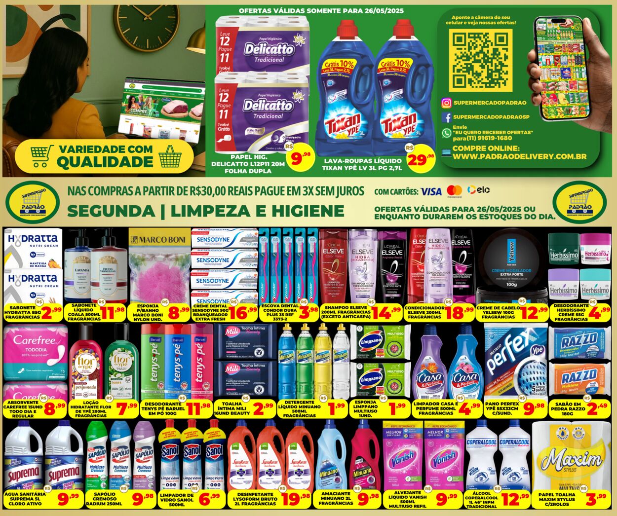 Folheto Supermercado Padrão 26.05.2025 - 02.06.2025